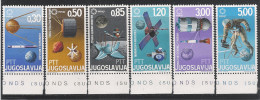 JUGOSLAVIA-1967 - 6 Valori Nuovi Stl - ESPOSIZIONE INTERNAZ. DI MONTREAL - ASTRONAUTICA - In Ottime Condizioni. - 1967 – Montréal (Canada)