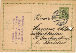 CECOSLOVACCHIA - 1932 - Postkarte - Carte Postale - Post Card - Intero Postale - Entier Postal - Postal Sta... - Cartoline Postali