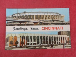 - Ohio> Cincinnati Greetings  M/V Stadium -ref  1650 - Cincinnati