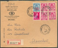 S 28-29-40(4)  Obl. Sc BRUXELLES 1 Sur Lettre Recommandée Du 7-X-1946 Vers Aarschot  - 10365 - Sonstige & Ohne Zuordnung