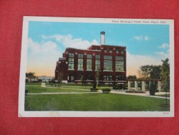 Ohio> Piqua--  Municipal Power Plant Ref  1650 - Andere & Zonder Classificatie