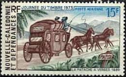 NEW CALEDONIA LA PATACHE 1880 STAGECOACH HORSE SET OF 1 15 FRANCS MUH 1973 SG533 READ DESCRIPTION !! - Ongebruikt