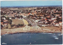 Préfailles.  Vue Aérienne.  La Grande Plage. - Préfailles