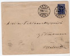 FINLANDE - ENTIER POSTAL - KOTKA Le 27/08/1907 Pour HELSINKI - Lettres & Documents