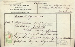 Facture Faktuur - Brief Lettre - Meststoffen August Bert Brugge 1934 - Agriculture