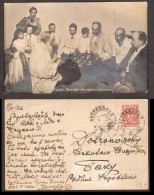 Chess Schach Echecs Ajedrez Postcard Lev Tolstoi Family Gone Post 1916 - Schach