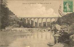 07- Ardèche _   Env.de Tournon _ Le Vaduc De Duzon - Pêcheur (1911 ) - Autres & Non Classés