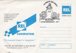 10515- COMPUTERS COMPANY ADVERTISING, COVER STATIONERY, 1999, ROMANIA - Informática