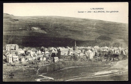 CPA ANCIENNE- FRANCE- ALLANCHE (15)- VUE GENERALE DU BOURG EN HIVER- GROS PLAN- - Allanche