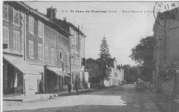 38 - St-Jean-de-Bournay (Isère) - Route Neuve Et La Poste. - Saint-Jean-de-Bournay