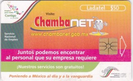 Mexico, P1209a, Chamba Net Www.chambanet.gob.mx, Calendar, 2 Scans. - Mexico