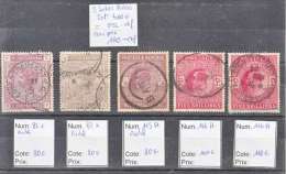 COLECTION-LOT DE 5 BELLES PIECES- NUM MICHEL-82X,115A-COTE 552.--CHF - Collezioni