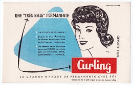 Buvard - Une Très Belle Permanente Curling - Cachet: Elysée Gasier Coiffeur Parfumeur Rue Des Coquillière Paris 1er - Perfume & Beauty