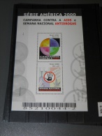 Brazil - 2000 Aids Block MNH__(TH-6760) - Blocks & Kleinbögen