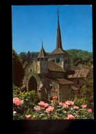 ROMAINMOTIER  ( ENVY ) Vaud : Lot X2 Cpm Abbaye Eglise + Intérieur De L'Abbaye - L'Abbaye