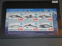 Greenland - 1998 Whales Block MNH__(TH-7746) - Blocks & Sheetlets