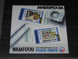 Niuafo'ou - 1986 AMERIPEX '86 Block MNH__(TH-8005) - Tonga (1970-...)