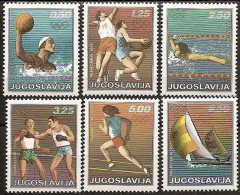 YUGOSLAVIA 1972 Olympic Games Munich Set MNH - Unused Stamps
