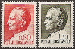 YUGOSLAVIA 1972 Definitive Tito Set MNH - Unused Stamps