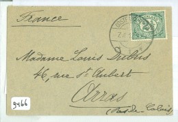 BRIEFOMSLAG Uit 1913 Van OOSTERHOUT Naar ARRAS FRANCE * NVPH 55 (9466) - Storia Postale