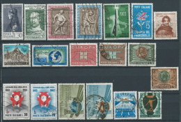 1963 ITALIA USATO ANNATA 19 VALORI - ED03 - Années Complètes