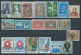 1963 ITALIA USATO ANNATA 19 VALORI - ED11 - Full Years