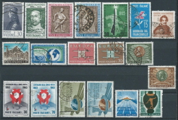 1963 ITALIA USATO ANNATA 19 VALORI - ED13 - Full Years