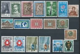 1963 ITALIA USATO ANNATA 19 VALORI - ED14 - Full Years