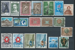 1963 ITALIA USATO ANNATA 19 VALORI - ED15 - Full Years