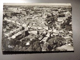 Carte Postale Ancienne : BAZAS : Vue Panoramique Aérienne En 1955 - Bazas