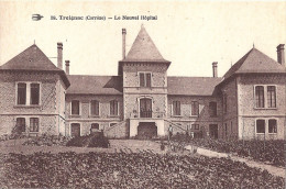 Delcampe - TREIGNAC   LE NOUVEL HOPITAL   CARTE ANIME - Treignac
