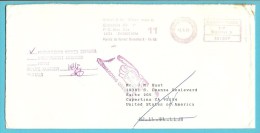 Brief Verzonden Vanuit P.B.BOX 323 / Zaventem (privepost), -> U.S.A. Met Stempel  RETURN TO SENDER - 1980-99