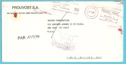 Brief Verzonden Vanuit P.B.BOX 323 / Zaventem (privepost), -> ENGLAND Met Stempel  RETURN TO SENDER - 1980-1999