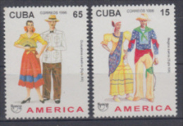 1996.16- * CUBA 1996. MNH. AMERICA UPAEP. FOLKLORICAL COSTUMES. TRAJES TRADICIONALES. - Ongebruikt