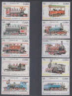 1996.23- * CUBA 1996. MNH. ESPAMER´98. FERROCARRILES. RAILROAD. RAILWAYS. TRAIN. LOCOMOTIVE. - Unused Stamps