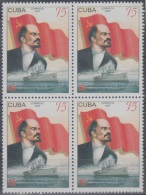 1997.8- * CUBA 1997. MNH. 80 ANIV REVOLUCION RUSA. RUSSIA. LENIN. AURORA SHIP. BLOCK 4. - Ongebruikt