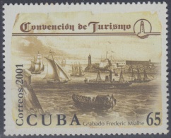 2001.20- * CUBA 2001. MNH. CONVENCION DE TURISMO. OLD HAVANA. GRABADO DE MIALHE. - Neufs