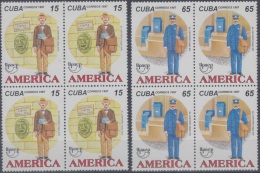 1997.32- * CUBA 1997. MNH. AMERICA UPAEP. CARTEROS Y BUZONES. POSTMAN & MAIL BOX. BLOCK 4. - Ongebruikt