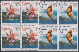 2001.24- * CUBA 2001. MNH. AMERICA UPAEP. PARQUE NACIONAL DESEMBARCO DEL GRANMA. ORQUIDEA. ORCHILD. CARACOL. SNAIL. - Nuovi