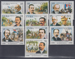 1998.28- * CUBA 1998. MNH. MARTIRES DE LA GUERRA DE INDEPENDENCIA. INDEPENDENCE WAR. - Unused Stamps