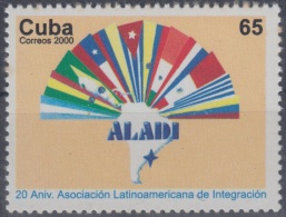 2000.18- * CUBA 2000. MNH. ALADI. ASOCIACION LATINOAMERICANA DE INTEGRACION. MAPA DE AMERICA DEL SUR. MAP. - Gebraucht