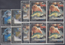 2000.32- * CUBA 2000. MNH. FONDOS MARINOS. SEA FAUNA. CAREY. TORTLE. TORTUGA. BLOCK 4. - Oblitérés