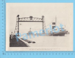 Welland Ship Canal ( S.S. Lemoine World Largest  Carrier Record ) Ontario Canada Recto/Verso - Other & Unclassified