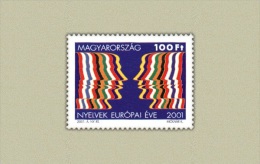 Hungary 2001. European Languages Year Stamp MNH (**) Michel: 4642 / 2 EUR - Nuevos