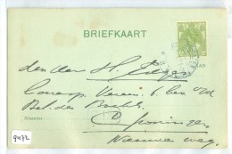 HANDGESCHREVEN BRIEFKAART Uit 1917 Van UITHUIZEN Naar GRONINGEN   (9472) - Lettres & Documents