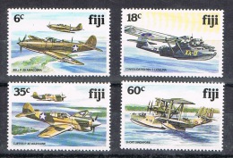 RB 1010 - Fiji - 1981 WWII Aircraft - Aviation Theme SG 624/627 MNH - Fiji (1970-...)