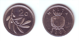 Malta 2 Cents 2002 - Malta