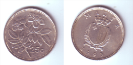 Malta 25 Cents 1993 - Malta