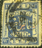 Palestine 1922 EEF 13m - Used - Palästina