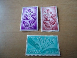 Spanien  Riu Muni MiNr.37-39  Jugendmarken 1963 - Rio Muni